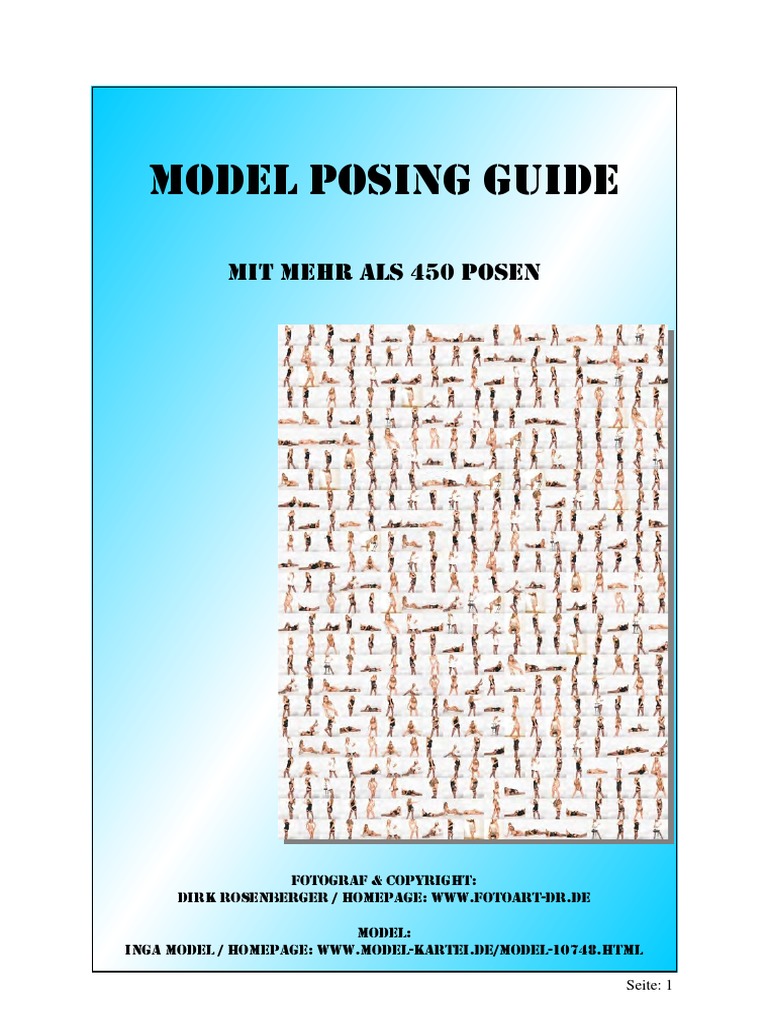 Model Posing Guide. 450 Poses PDF