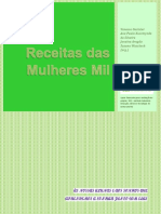 Livro Receitas Mulheres Mil