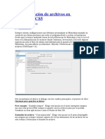 Administración de Archivos en Photoshop CS5