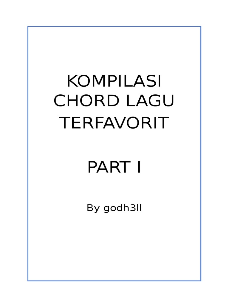 38++ Kompilasi chord selalu ada info