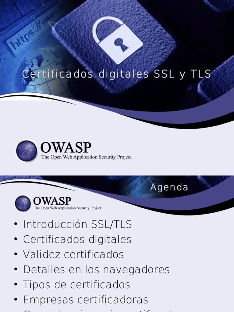Certificados Digitales SSL/TLS: Guía Completa | PDF | Transport Layer ...