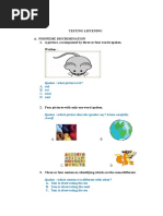 Language Testing of Listening