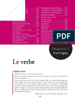 Le Verbe - Grammaire - Exercices