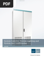 System Cubicles, System Lighting and System Air-Conditioning