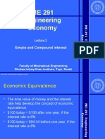 ME 291 Engineering Economy: Simple and Compound Interest