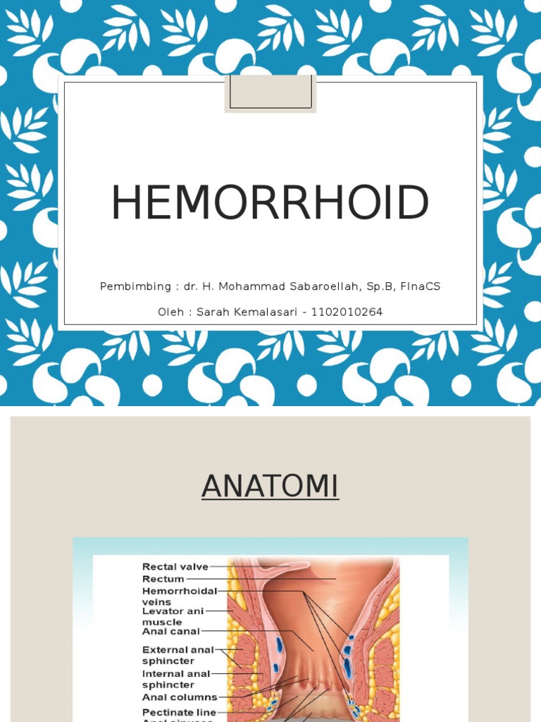 Ppt Hemorrhoid
