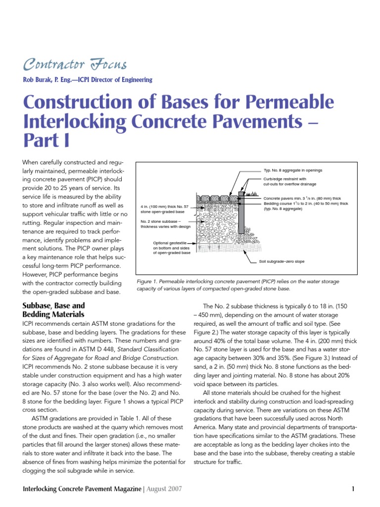 Permeable Concrete | PDF | Road Surface | Construction Aggregate