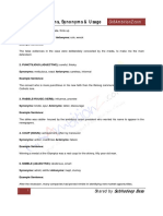 Synonym & Antonyms PDF