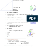 Act Math Formulas