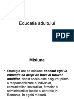 Educatia adultului