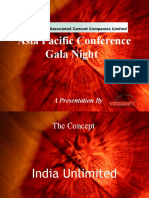 Asia Pacific Conference Gala Night - India Unlimited