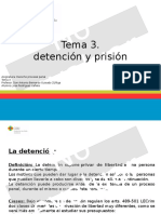 Detención y Prision Penal Tema 3