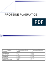 Proteine Plasmatice