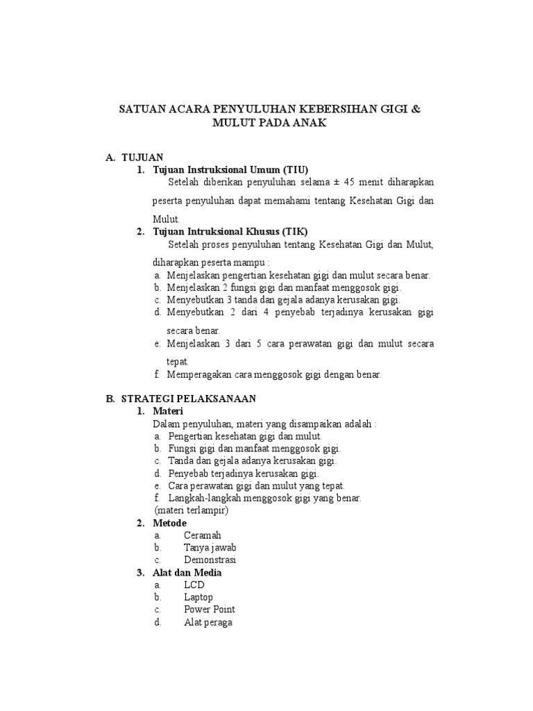 Contoh Pidato Tentang Kesehatan Gigi Dan Mulut Temukan