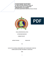 Sadiq Poultry PVT Limited Internship Report (Sheikhupura Hatchery) by Dr. Adnan Yousaf 03005662008