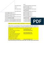 6 Week Study Schedule