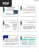 Curso de Sistemas Operacionais