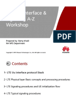 LTE Uu Interface Protocol Stack