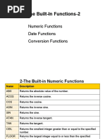 Week-4a Built in Functions