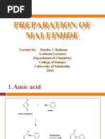 Download Preparation of Maleimide by Dotsha Raheem SN29643163 doc pdf