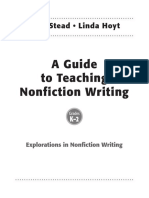 Teaching Nonfiction Writing