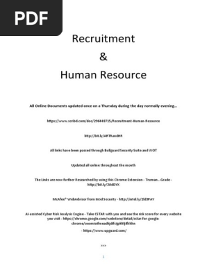 Recruitment Human Resource Gmail Recruitment