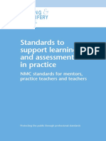 Standards To Support Learning and Assessment in Practice N MC