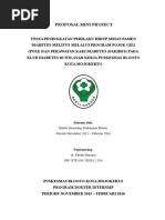 Download PROPOSAL MINI PROJECT INTENSHIP UPAYA PENINGKATAN PENGETAHUAN DAN SIKAP HIDUP SEHAT PASOIEN DIABETESdoc by Tita Luthfia SN296452401 doc pdf