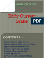 Eddy Current Brake: Principles, Types and Applications