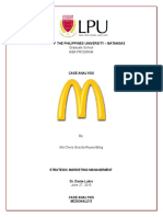 McDonald's Case Analysis Strategies