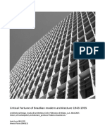 Critical Fortune of Brazilian Modern Architecture 1943-1955