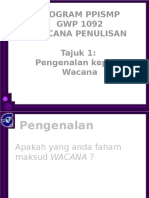 Pengenalan Kepada Wacana