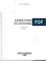 SINGER, Paul - Aprender Economia