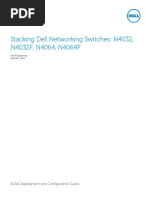 Dell Networking N4000 Series Stacking Guide