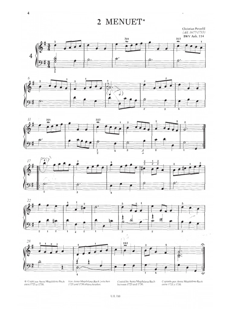 Selection of classical piano pieces for begginer intermediate student