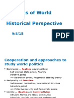 Theories of World Politics Historical Perspective