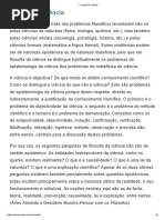 Filosofia Da Ciência