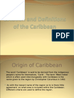 Definitions of The Caribbean Region