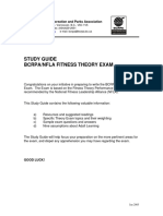 Fitness Theory Study GuideOctober2011