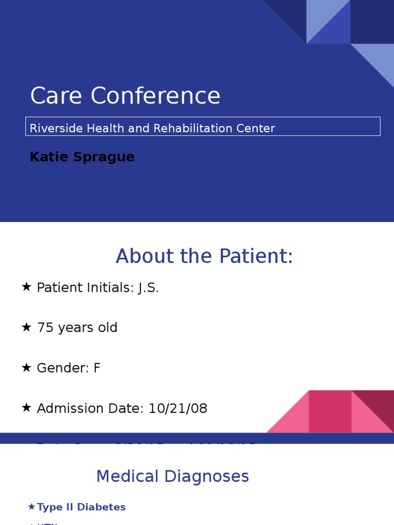 Care Conference | PDF | Dieting | Diabetes Mellitus