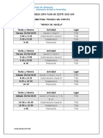 Horarios Flor de Izote 2015