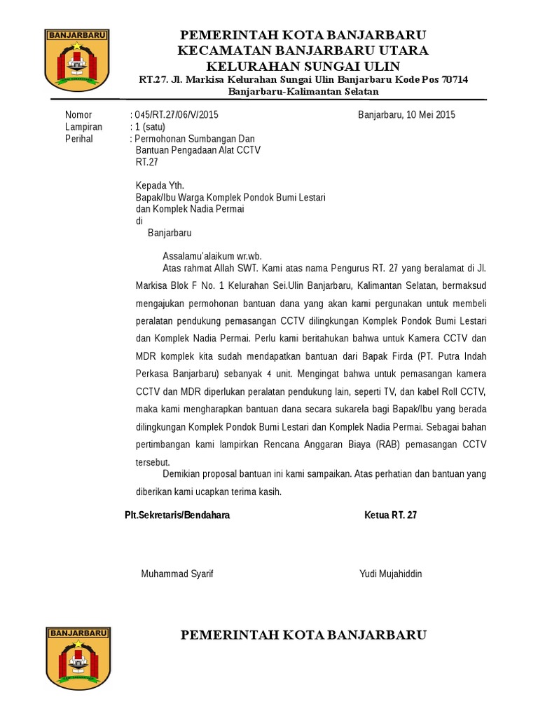 Proposal Pemasangan Cctv Beinyu Com