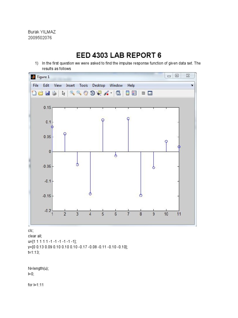 Impulse Response and LSE Analysis | PDF | Teaching Methods & Materials