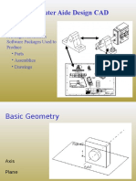 Computer Aide Design CAD: A Design Automation Software Packages Used To Produce - Parts - Assemblies - Drawings