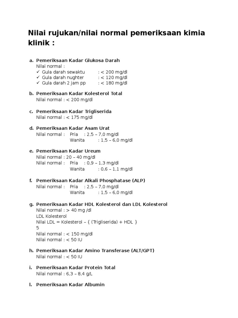 NilaiNilai Normal Hasil Lab.