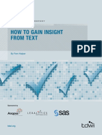 Tdwi How to Gain Insight From Text 106763