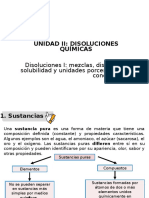 Unidad II Soluciones Quimicas