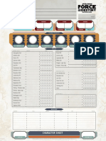 Force and Destiny Character Sheet