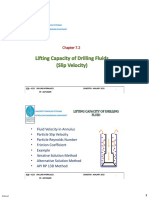 Chapter 7.2 Lifting Capacity of Drilling Fluids