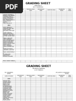 Grading Sheet: Drafting 8